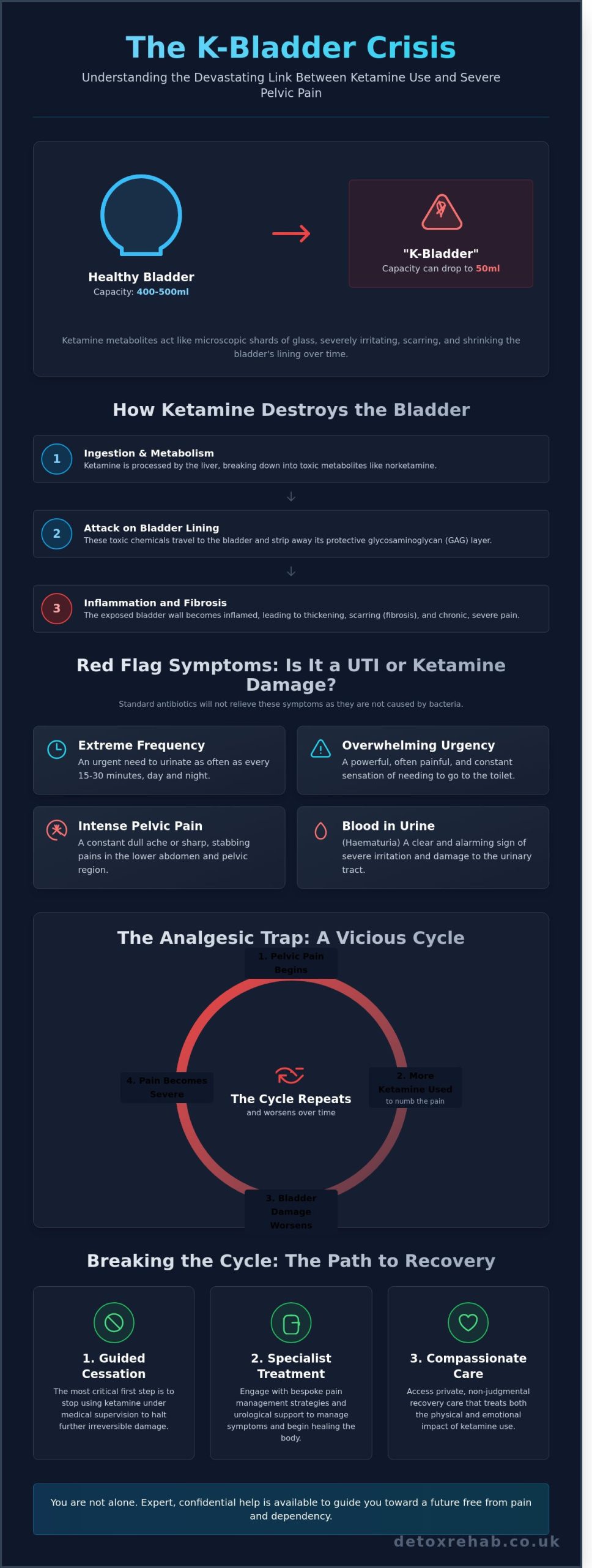The K-Bladder Crisis in London: Why Your Pelvic Pain Might Be Linked to Ketamine Use - Infographic